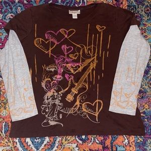 Y2k brand comfy slightly oversized long sleeve